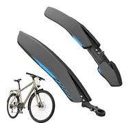 Générique Shelter À Vélo Ensemble pour 24-27,5 Pouces, Feuilles De Protection À Clip-on Réglables À L' Et À L'arrière, Protection des Éclaboussures en PP | Garde De Boue pour Le Vélo De Montagne