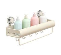 Générique Shelves for Shower | 40x14.5x13cm No Drilling with Towel Bar Hooks | Waterproof Bathroom Shelves | Efficient for Loofah Soap Shampoo Body Wash Wall Tile Home Decor Apartment Dorm Kitchen