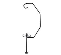 Générique Shepherds Hook, Bird Feeder Pole, Magnetic Holder, Fly Control Supplies, Steel Construction, Black Finish, 13.58x4.72 inches, for Patio Garden Use, Pergola Balcony Porch, Outdoor