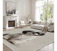 Générique Shih Tzu Mignon (Blanc) Tapis Salon Lavable en Machine 200x300cm Antidérapant Tapis Chien de Compagnie pour Chambre de Fille - Poil Ras de Salle a Manger Crèche Salle de Jeux