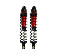 Générique Shock Absorber Amortisseurs Amortisseurs Avant Et Arrière en Métal pour 1/10 pour SENTON pour Granite pour Typhon pour Big pour Rock RC Car(Red Front)