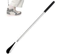 Générique Shoe Horn - Stainless Steel Long Handle with Anti-Slip Grip| Portable Footwear Helper for Seniors, Men, Women, and Kids, Easy Slip-on Aid Boots Shoes