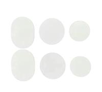 Générique Shoe Patches, Heel Protectors, Toe Hole Repair Kit, Non-Slip Polyester Inserts, Multi-Size Self-Adhesive Pads, Maintenance Protection Use, 1.97x1.57 Inches, Black White, 6 Pieces