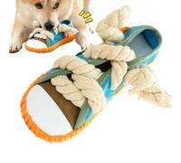 Générique Shoe Shape Dogs Rope Toy - Entertaining Squeaky Toy | 7.09x3.15x2.76inch Chew Rope for Indoor Outdoor, Training Reward Dog Pet Toys, Pets Squeaky Ropes, Pet Toys for Daily Exercise Use