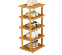 Générique Shoe Shelf for Closet, 5-Tier Vertical Shoe Storage Rack, Space-Saving Narrow Standing Organizer, Ideal for Entryway, Hallway, Closet 9.84x9.06x30.31 inches