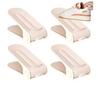 Générique Shoe Slot Organizer - Stackable Holder Set, Multi Tier Footwear Storage Stand, Anti Slip Stable Design, Compact Space | Efficient Rack for Closet, RV, Bedroom, Hallway, Floor, Wall Use