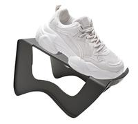 Générique Shoe Space Saver, Non Slip Shoe Organizer, 9.45x5.51x5.51in Stackable Double Layer, Shoes Stacking Holder for Entryway, Door, Garage, Dorm, Wall, Bed Storage, and More
