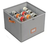 Générique Shoe Storage Organizer, Divider Stackable Portable Bin Kids Toys Box, Shoe Organizers, for College Dorm Entryway Apartment Hallway Garage Bedroom, 36x36x30cm