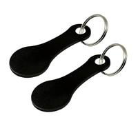 Générique Shopping Cart Token | Aluminum Trolley Coin Keychain - 2 Pack