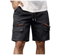 Générique Short Cargo Classique Multi Poches pour Homme Imperméable Antisalissure Pantacourt Polyvalent Travail Et Sortie Quotidienne pour Les Sorties Entre Amis