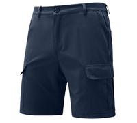 Générique Short Cargo Homme Bermuda Homme Shorts avec Multi-Poche Coton Ceinture Elastique Boardshort Grande Taille Taille Elastique Pantalon Court Travail Randonnée Outdoor