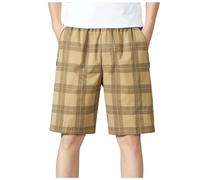 Générique Short Cargo Homme Bermuda Homme Shorts Élastique Ajustable Pantacourt Été Style Urbain Moderne Simple pour Les Rendez Vous Simples