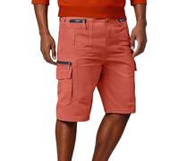 Générique Short Cargo Homme Bermuda Homme Zippée Plage Boardshort Chantier Coton Militaire Lin avec Poche Pantacourt Tennis Vêtements Mes Commandes 2#Safran M