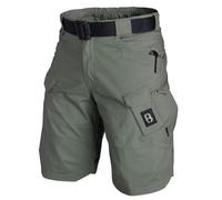 Générique Short Combat Homme - Poches à Boutons Pression, Coupe Droite et Robuste, Pantalon Court pour Trek et Travail Extérieur