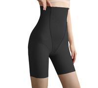 Générique Short Culotte Gainante Femme Ventre Plat Invisible, Anti Frottement Cuisse Shorty Gainant Taille Haute Grande Taille, Short sous Robe Gainante été Minceur Shapewear Culottes (Black, XXXXL)