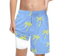 Générique Short da Bagno Ragazzo Con Stampa e Vita Elasticizzata Comodi per Bambini 5-14 Anni Estate 2026(Sky Blue, 150)