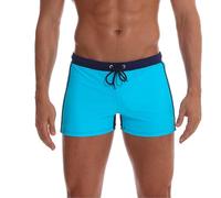 Générique Short De Bain Court Homme Cordon De Serrage Maillot De Bain De Surf Combinaison De Couleurs Mens Swim Trunks