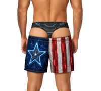 Générique Short de Bain Homme Drôle à Impression 3D Illusion d’Optique, Short de Plage Humoristique, Séchage Rapide, Cordon de Serrage, Cadeau Farceur pour Vacances Plage Piscine Fête d’Été