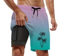 Générique Short De Bain Vert Fluo Pas Taille Kaki Jaune Shirt 5XL Eponge Longueur Classique Smartphone Creme Couleur Up Gamme Culotte Africain Élasthanne Tie Us