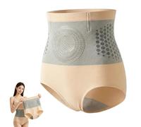 Générique Short De Contrôle du Ventre Taille Haute sans Couture, Short 4 en 1 for Sculpter Les Microparticules Et Brûler Les Graisses, Pantalon De Yoga Brûle Les Graisses for Femmes(Skin,L)