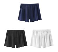 Générique Short De Nuit Homme Pantalon de Pyjama Court Short de Pyjamas Pantalons de Sommeil Coton pour Hommes vêtement de Shorts 1/2/3 PC