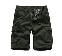 Générique Short de Travail Homme 2025 Coton Renforcé Design Baggy Multi-Poches Résistantes pour Chantier Jardinage et Activités Manuelles Durables