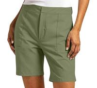 Générique Short décontracté été Homme Coupe Ample Taille Semi-élastique avec Poches latérales Profondes, Tissu léger Respirant Unie, idéal randonnée Plage Voyage Quotidien. (Army Green, S)