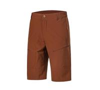 Générique Short Décontracté Homme Pantalon Sept Points Été Lâche Uni Confortable pour Hommes(Brick Red, L)