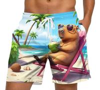 Générique Short d'été décontracté avec Poches, Confortable et léger, idéal pour Les promenades et Les en extérieur. #05