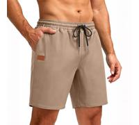 Générique Short en Lin De Décontracté Homme Short Décontractés Casual Pants Shorts D'été Loose Fit Casual Vacances avec des Poches Grandes Tailles Décontracté Léger Et Respirant Et Coton Lin Homme