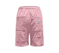 Générique Short en Velours côtelé pour Homme - Style décontracté - Taille élastique - Cordon de Serrage - Grande Taille - Pantalon Basique Classique d'été pour Homme