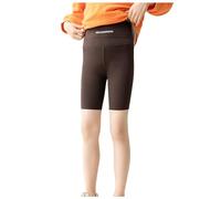 Générique Short Enfant Fille, Pantalon D'éTé pour Enfants Short Taille Haute Coupe Slim Respirant IdéAl pour Les Filles à Porter par Dessus Un Pantalon De Yoga