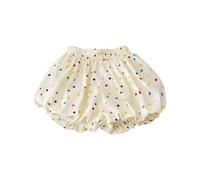 Générique Short Enfant - Shorts D'éTé pour Petites Filles Et Enfants Taille éLastique Confortables pour Jouer Dehors pour BéBéS Filles De 12 Mois à 5 Ans
