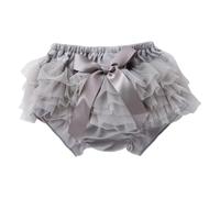 Générique Short Fille - Short en Dentelle Double Maille pour Filles avec Superposition Transparente Douce Et NœUd LéGer Et Confortable Style Jupe Courte à Enfiler pour Enfants IdéAl Au Quotidien