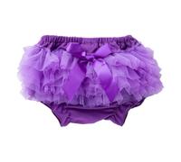 Générique Short Fille - Short en Dentelle Double Maille pour Filles avec Superposition Transparente Douce Et NœUd LéGer Et Confortable Style Jupe Courte à Enfiler pour Enfants IdéAl Au Quotidien