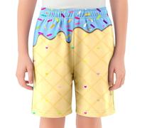 Générique Short Garcon, Shorts décontractés Enfants pour Sport été extérieur avec Ceinture élastique et Poches Pratiques vêtements Confortables garçons Filles activités Quotidiennes