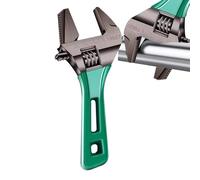 Générique Short Handle Wrench, Wide Opening Adjustable Spanner Hand Tools, Adorable Heavy Duty Spanners, Multifunctional Steel Wrench for Home Garage Workshop Repairs, 7.87 inches