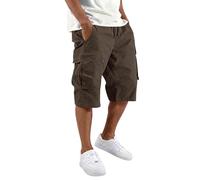 Générique Short Homme Coton éTé Taille Elastique avec Poches Short Chino Homme Regular Fit