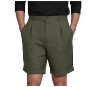 Générique Short Homme Été Taille Elastique avec Poches Short Homme Regular Fit L'été Cordon Ajustable Et Taille Élastique Confortables Coupe Droite Pantalons Courts Idéals pour Le Quotidien