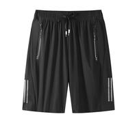 Générique Short Homme, Short Homme Blanc, Short D'aventure Outdoor Résistant Style Cargo Multi-Poches Confortable pour Randonnée Maillot de Bain Jogging