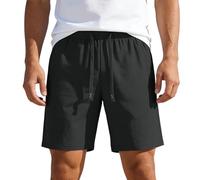 Générique Short Homte Teinture, Short Plage Hommes, Taille Élastique Cordon, Shorts Motif Noir Blanc Gradient, Respirant Confortable, pour Sorties, Vacances, Vie Quotidienne, Cadeau