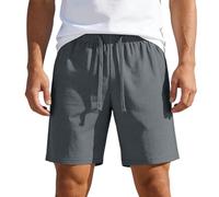 Générique Short Homte Teinture, Short Plage Hommes, Taille Élastique Cordon, Shorts Motif Noir Blanc Gradient, Respirant Confortable, pour Sorties, Vacances, Vie Quotidienne, Cadeau