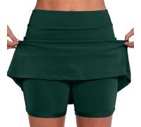 Générique Short Running Femme,Votre Compte,avec Poches Sport Décontracté Jupe Couleur Unie Grande Taille Short Taille Moyenne Pantalons- La Randonnée, La Course Pas Cher