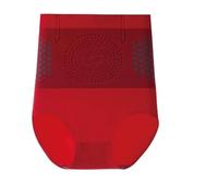 Générique Short Sculptant Brûle Les Graisses, Moulage par Compression Taille Haute for Améliorer La Production Naturelle De Chaleur Et L'évacuation De La Transpiration(Red,L)