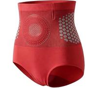 Générique Short Sculptant Thermogénique Brûleur De Graisse Short Gainant 4 en 1 Shorts Gainant Ventre Plat TailleHaute pour Femme Pantalon Court Raffermissant et Sculptant (Red, M)