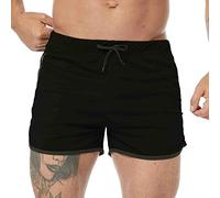 Générique Short Tennis Homme À Pied Léger Séchage Rapide Running Jogging Fitness Short Avec Poches Short 2 En 1 Respirant Pour Homme Avec Poches Short Blanc Homme