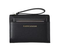 Générique Short Zipper Wallet, Lightweight Credit Card Wallet with Lanyard, 4.92x3.54x0.98 inches Stylish Compact Multi Functional Coin Purse, Large Capacity for Important Notes and Cash