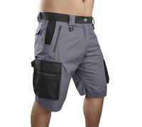 Générique Shorts Cargo pour Hommes avec 5 Poches, Pantalons de Travail VTT, Bermudas Courts, Pantalons Chino, Stretch, randonnée Estivale, Shorts de Cyclisme