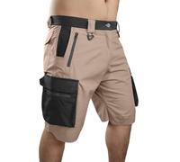 Générique Shorts Cargo pour Hommes avec 5 Poches, Pantalons de Travail VTT, Bermudas Courts, Pantalons Chino, Stretch, randonnée Estivale, Shorts de Cyclisme