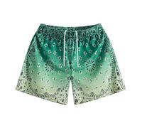 Générique Shorts De Loisirs Bohemian avec Cordon De Serrage Et Poches Fonctionnel Bermudas en Tissu Souple Confort Optimal Résistant Pantalon Mi-Long Bouffant Décontracté Polyvalent Pantalon Court